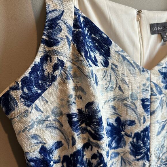 Donna Ricco Floral Sleeveless A-Line Dress 14 - Picture 4 of 14